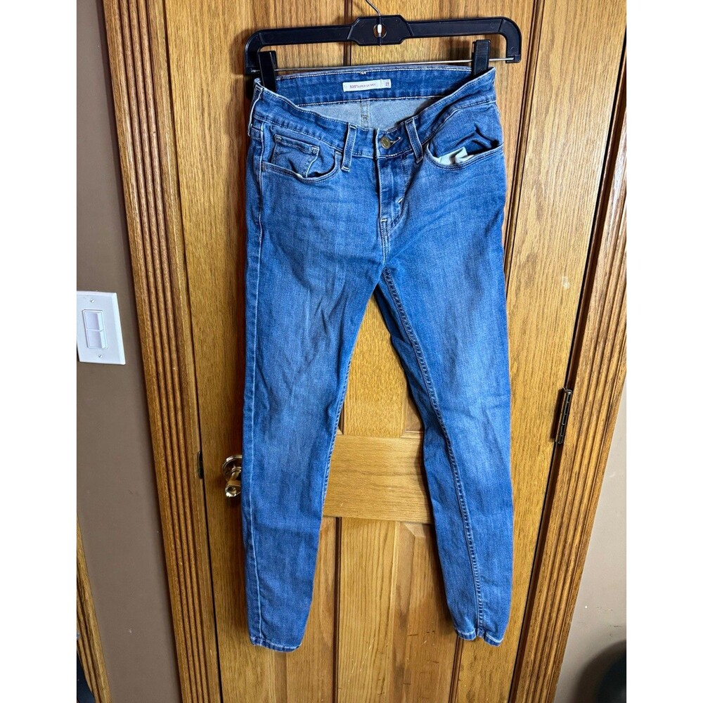 Levi's Women’s Super Skinny Blue Medium Wash Denim Jeans Size 27 5-Pocket